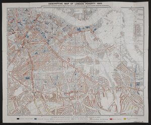 Popisná mapa londýnské chudoby, Charles Booth od English School