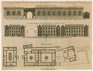 Návrh pro věznici Newgate od English School