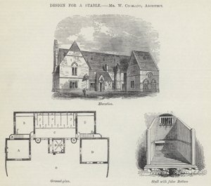 Design for a Stable (rytina) od English School