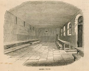 Jídelna ve věznici Newgate od English School