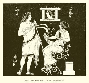 Dionysos a Demeter Thesmoforos od English School