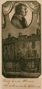 Dirty Dicks House, Leadenhall Street, Londýn od English School