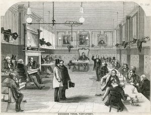 Diskusní fórum, Fleet Street, Londýn od English School
