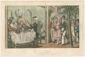 Doctor Syntax ve Vauxhall Gardens od English School