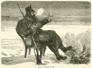 Konání předsunuté služby, prosinec 1870 od English School