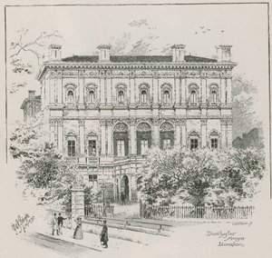 Dorchester House, Park Lane, Londýn, sídlo Shahzada Nasrullah Khan od English School