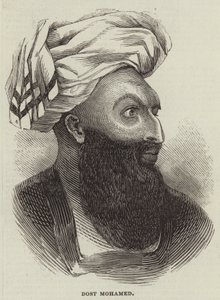Dost Mohamed (rytina) od English School
