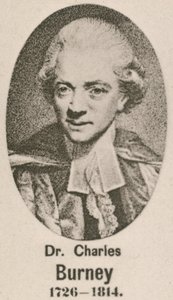 Dr Charles Burney (hlubotisk) od English School