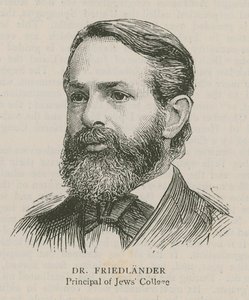 Dr Friedlander, ředitel Židovské školy od English School