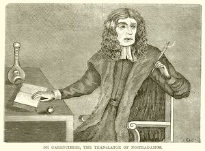 Dr Garencieres, překladatel Nostradama od English School