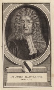 Dr John Radcliffe, Obit 1714 od English School