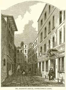 Dům doktora Johnsona, Inner-Temple Lane od English School