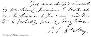Dr Samuel J Wesley, (hudebník) od English School