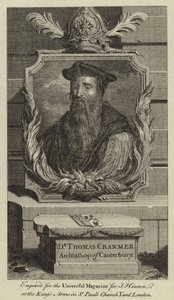 Dr Thomas Cranmer, arcibiskup z Canterbury od English School