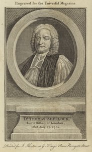 Dr Thomas Sherlock, lord biskup z Londýna od English School