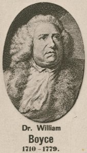 Dr William Boyce (hlubotisk) od English School