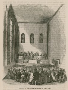Losování loterie v Neapoli v dubnu minulého roku od English School