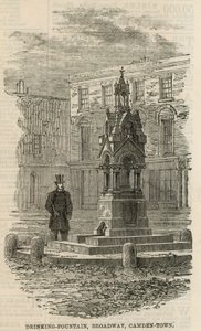 Pitná fontána na Broadwayi v Camden Town od English School