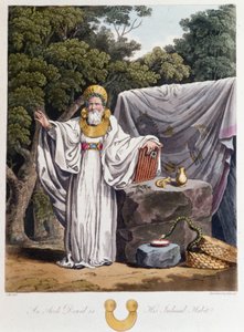 Druid - v "" Keltech a Gótech, zvycích obyvatel Britských ostrovů z počátku 6. století a Gótských národů západního pobřeží Baltu"", od S.R. Meyrick a Ch. Kovář od English School