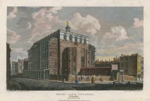 Divadlo Drury Lane, Westminster, Londýn; vyhořelo v roce 1809 od English School