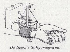 Dudgeonův sfygmograf (litho) od English School