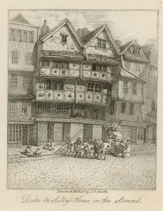 Dům vévody de Sullys v Strand od English School