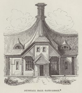 Dunstall Hall Gate-Lodge (rytina) od English School