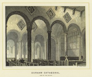 Durhamská katedrála, pohled na Galileu od English School