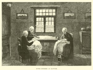 Nizozemský interiér v Katwijku od English School