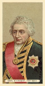 hrabě St Vincent, 1734-1823 od English School