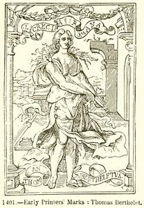 Známky prvních tiskařů: Thomas Berthelet od English School