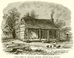 Časný domov Abrahama Lincolna, Gentryville, Indiana od English School