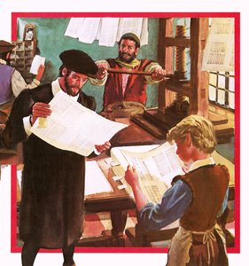 Raný tiskařský lis od English School