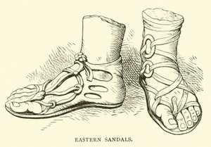 Východní sandály od English School
