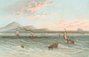 Edinburgh z Firth of Forth od English School