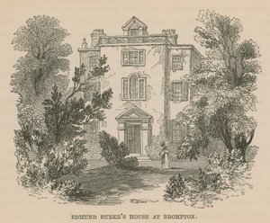 Dům Edmunda Burkese v Bromptonu v Londýně od English School