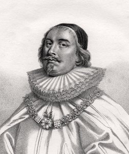 Edward Littleton, ilustrace z „Katalogu královských a vznešených autorů, svazek II“, vydaného v roce 1806 (litho) od English School