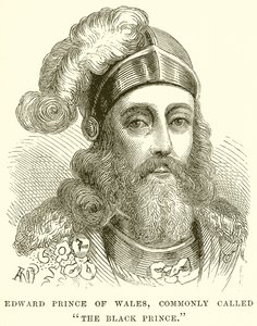 Edward Prince z Walesu, běžně nazývaný Černý princ od English School