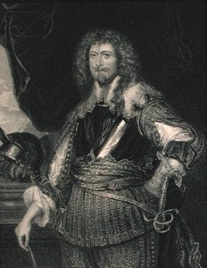 Edward Sackville (1590-1652) 4. hrabě z Dorsetu, z „Galerie portrétů“, vydáno 1833 (rytina) od English School