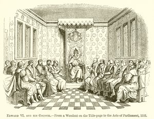 Edward VI a jeho rada od English School