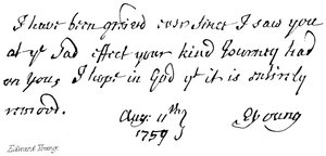Edward Young od English School