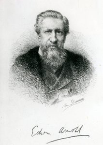 Edwin Arnold (1832-1904) (rytina) od English School