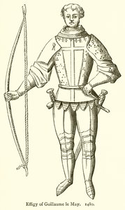 Podobizna Guillauma le Maye. 1480 od English School