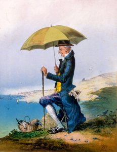 Osm hodin u moře za tři šilinky, tisk vytvořil A. Concannen, 1873 od English School