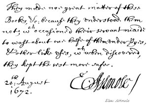 Elias Ashmole od English School