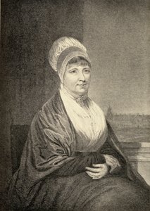 Ilustrace Elizabeth Fry (1780-1845) z knihy "Malé cesty do domů slavných žen", vydané v roce 1897. od English School