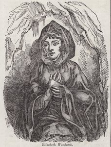 Elizabeth Woodcock (rytina) od English School