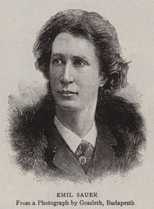 Emil Sauer (rytina) od English School