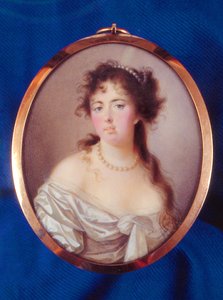 Emma Hamilton (akvarel na pergamenu) od English School