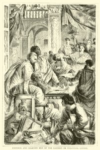 Císař a učení muži východní nebo byzantské říše od English School